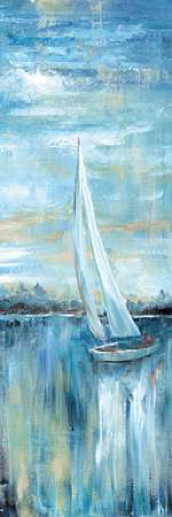 Evening Bay III Canvas Art - Nan (8 x 24)