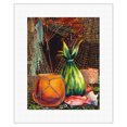 thumbnail image 1 of Evening Catch - Hawaiian Fish Nets (’Upena) - Tied Gourd (Ipu Hawele) - From an Original Hawaii Watercolor Painting by Peggy Chun - Fine Art Rolled Canvas Print 11in x 14in, 1 of 4