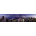 thumbnail image 1 of Evening Chicago IL Poster Print (22 x 5), 1 of 1