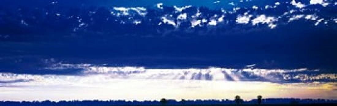 Evening Clouds Sacramento CA USA Canvas Art - Panoramic Images (18 x 6)
