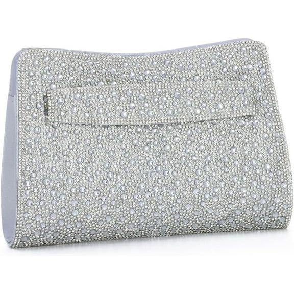 Evening Clutch Purse for Women Formal Gold Evening Bags Crystal Rhinestone Dressy Silver Shoulder Bag for Prom