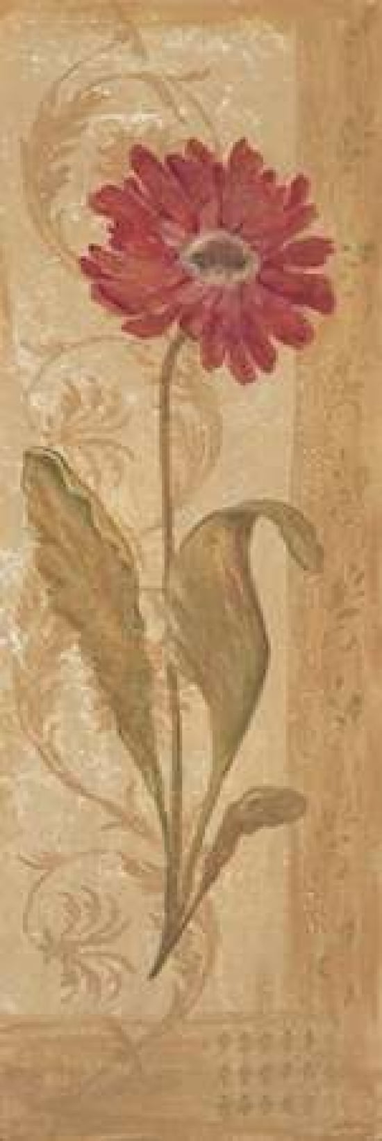 Evening Dahlia Canvas Art - Jo Moulton (8 x 24)