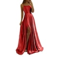 thumbnail image 1 of Evening Dress Prom Robe Formal  Simple Split, 1 of 6