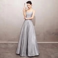 thumbnail image 1 of Evening Dress  Women's Halter Bling Party Wedding Banquet Long Dress  Elegant Prom Formal Gown, 1 of 5