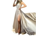 thumbnail image 1 of Evening Dresses for Women Elegant One Shoulder Convertible Bandage Dress Sale Sleeveless Sexy Off Shoulder Bridesmaid Wedding Cocktail Formal Party Maxi Long Dresses Prom Dance Ball Gown, 1 of 5