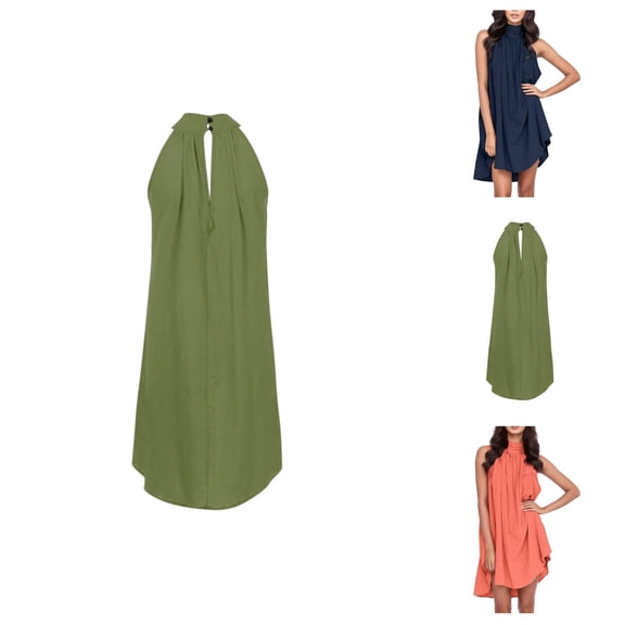 Evening Gowns for Women formal Prom Dress Beach Summer Dress Holiday Womens Sleeveless Ladies Party Irregular Dress Women's Dress