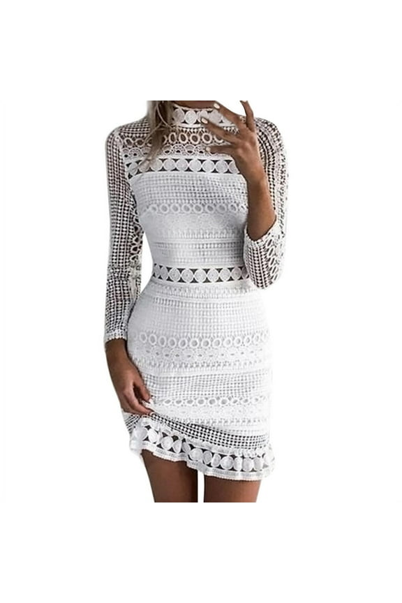 Evening Gowns for Women formal Wedding Guest Dresses Womens Sexy Lace Party Pencil Midi Dress Bandage Dresses