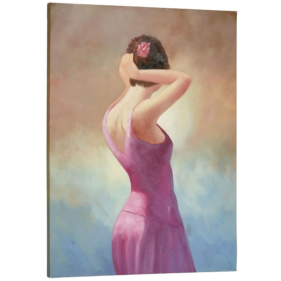Evening Grace Canvas Wall Art Multi Pastel
