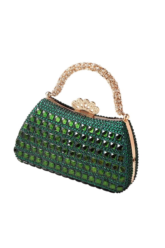Evening Handbag Top Handle Clutches Purse with Chain Shoulder Crossbody Bag