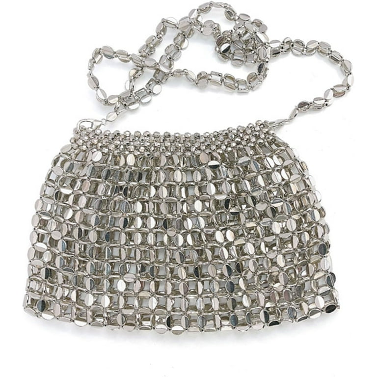 Silver clutch purse walmart best sale