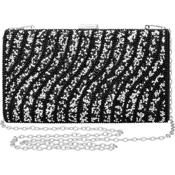 Evening Handbags for Women Pearl Clutch Bags Bling Party Purses for Wedding Cocktail Prom Formal Bridal Dress Handbag