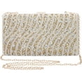 thumbnail image 1 of Evening Handbags for Women Pearl Clutch Bags Bling Party Purses for Wedding Cocktail Prom Formal Bridal Dress Handbag, 1 of 6