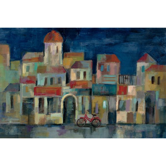 Art.com Evening II Street Crop Art Print by Silvia Vassileva, 36" x 24"