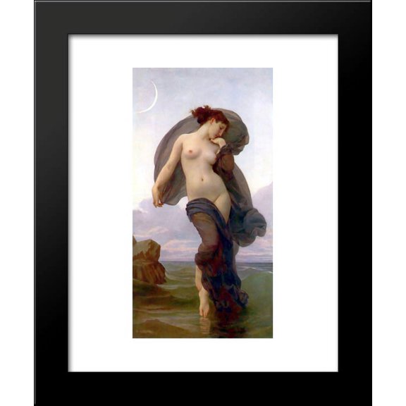 Evening Mood 20x24 Framed Art Print by William-Adolphe Bouguereau