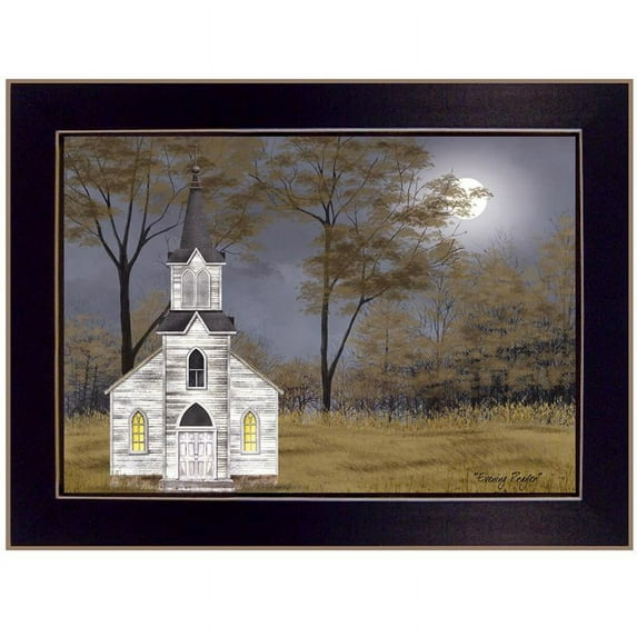 TrendyDecor4U Evening Prayer By Billy Jacobs Framed Print BJ1122-712