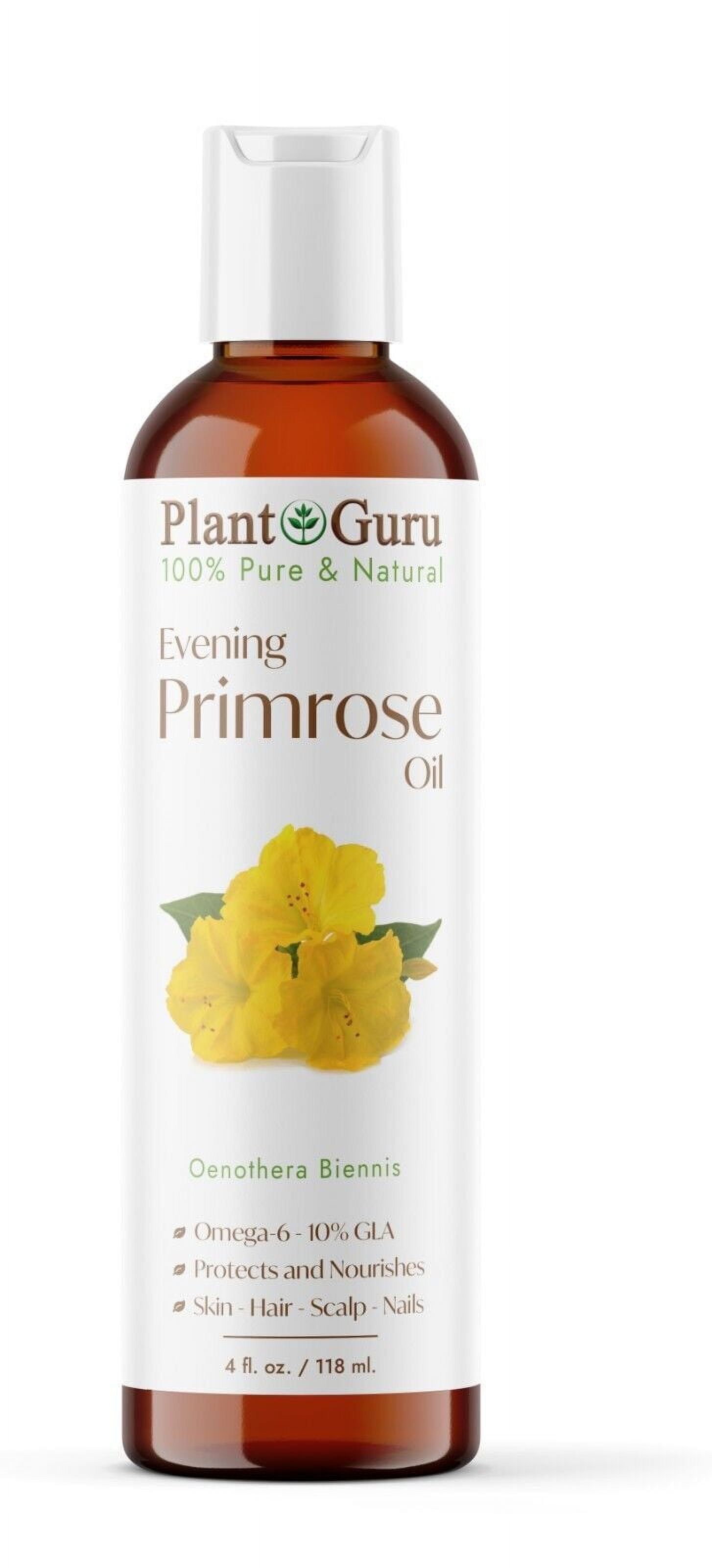 Evening Primrose Oil 4 oz. Cold Pressed 100% Pure Natural Organic ...