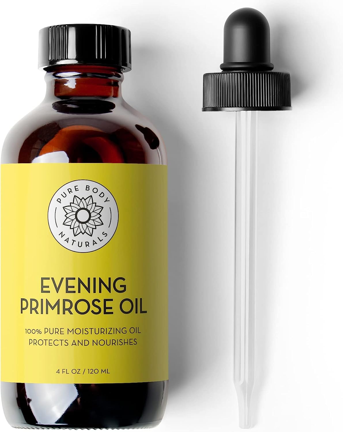 Pure Body Naturals Evening Primrose Oil with Omega6, Omega9 for Face