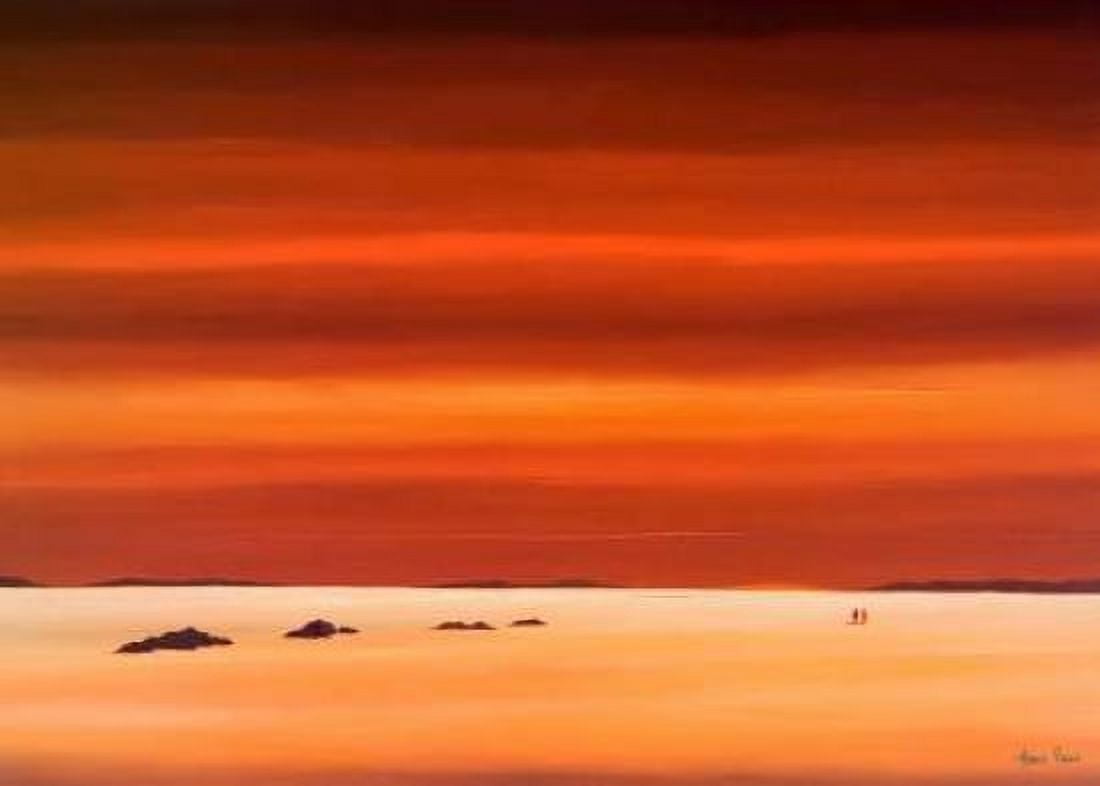 Evening Sky III Canvas Art - Hans Paus (20 x 28)