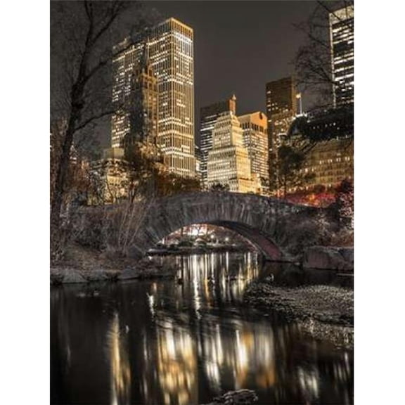 Evening View of Central Park in New York City Poster Print by Assaf Frank - 9 x 12 - Small