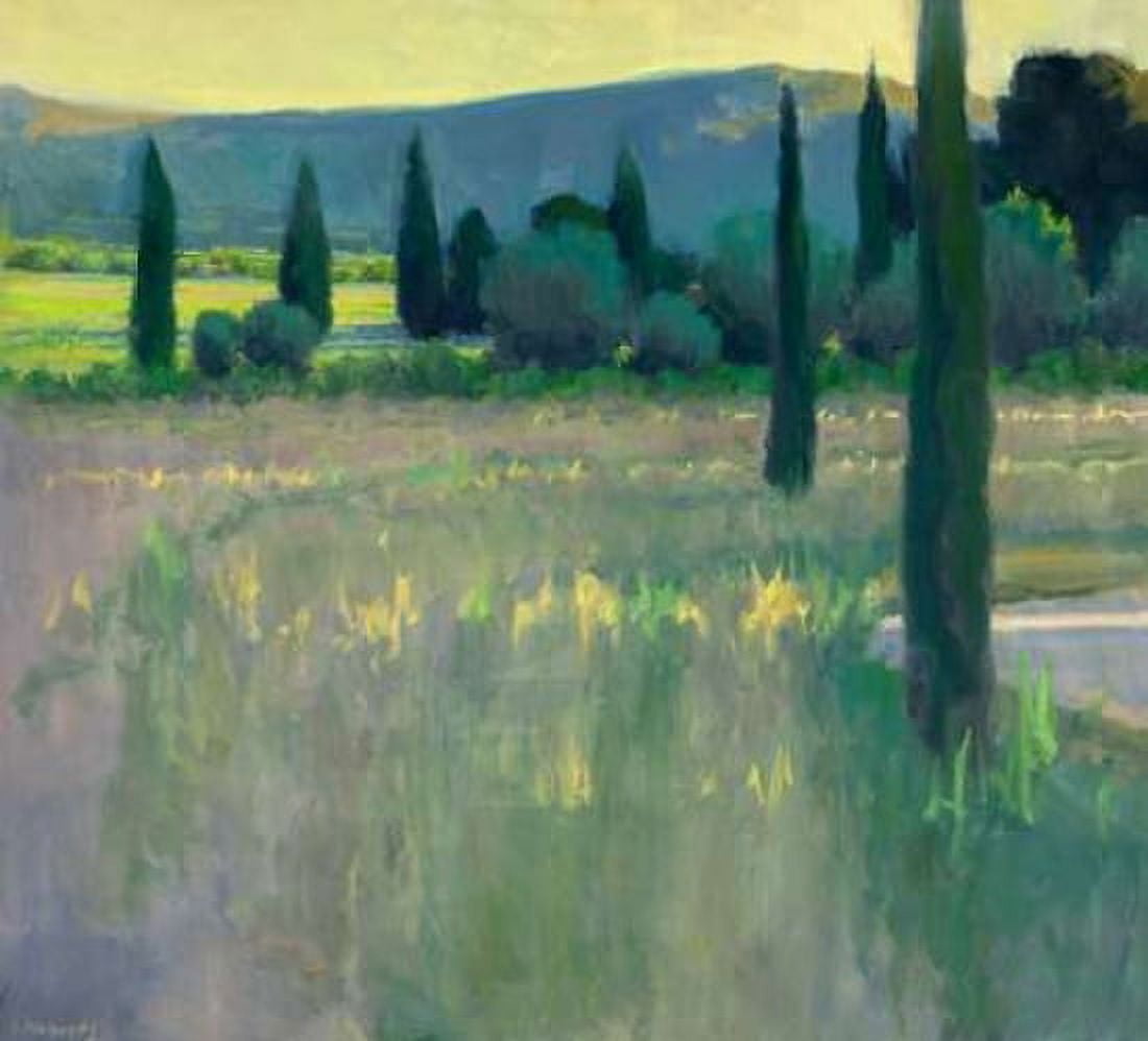 Evening at the Chateau Canvas Art - Ian Roberts (24 x 24)