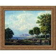 thumbnail image 1 of Evening at the sea 24x20 Gold Ornate Wood Framed Canvas Art by Konstantin Bogaevsky, 1 of 2