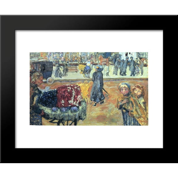 Evening in Paris 20x24 Framed Art Print by Bonnard, Pierre