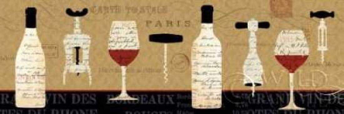 Evening in Paris Canvas Art - Daphne Brissonnet (8 x 24)