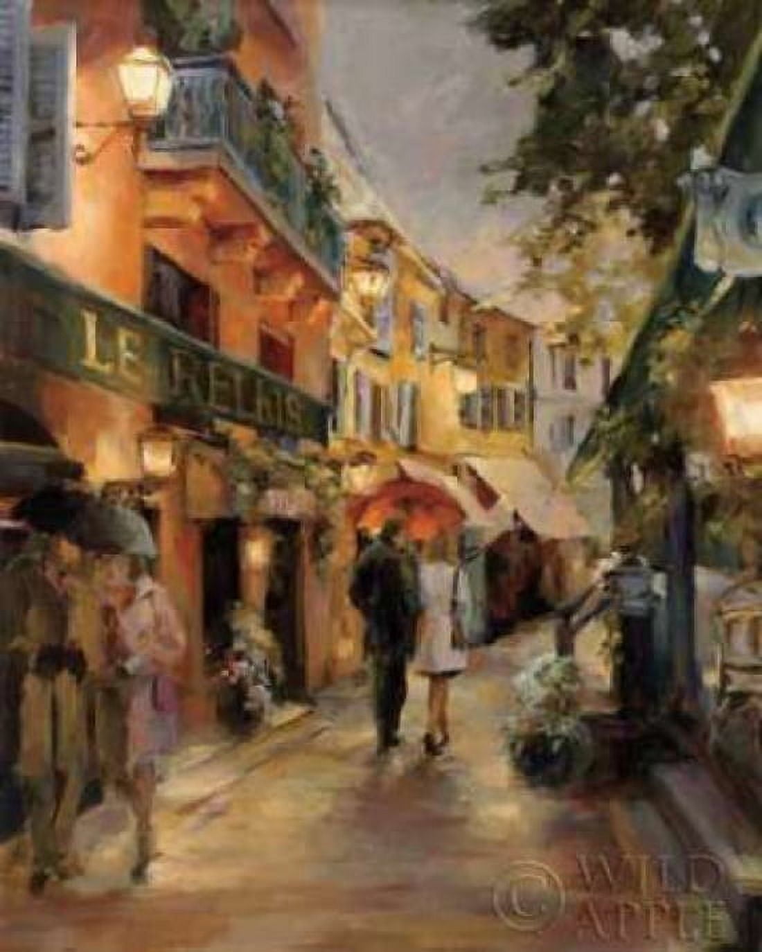 Evening in Paris Canvas Art - Marilyn Hageman (24 x 30)