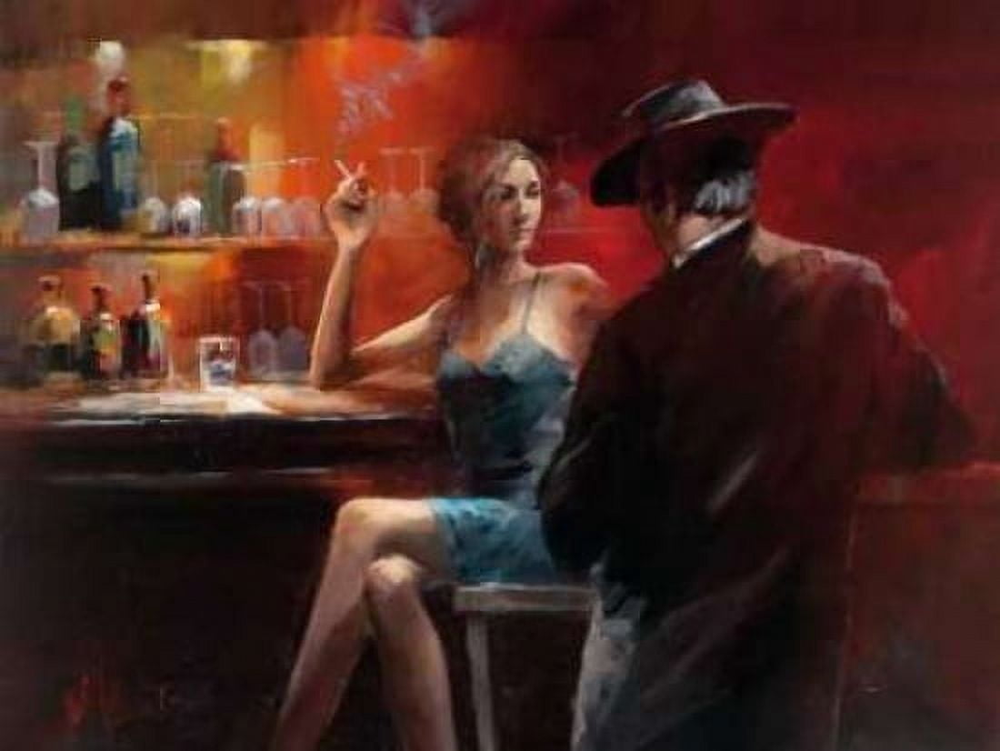 Evening in the Bar II Canvas Art - Willem Haenraets (22 x 28)