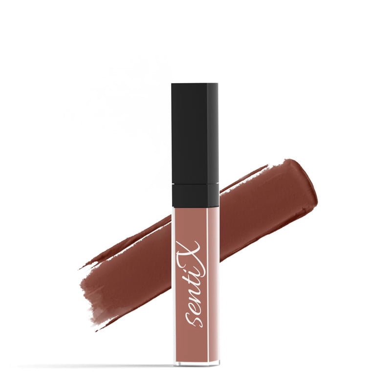 Evening lady - Liquid lipstick by SentiX, matte, High Coverage, Lightweight, Vegan, Paraben-Free, with Vitamin E