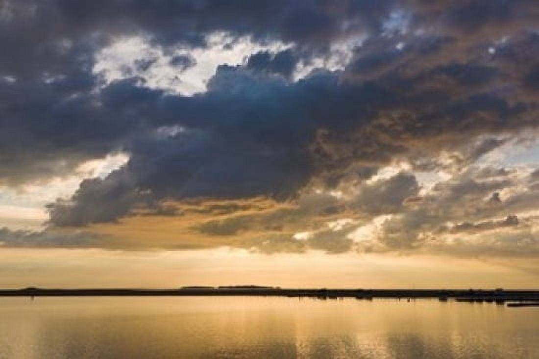 Evening light at West Kirby Wirral England Canvas Art - Paul Thompson DanitaDelimont (24 x 15)