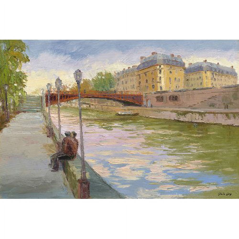 "Evening on the Canal" Painting Print on Wrapped Canvas