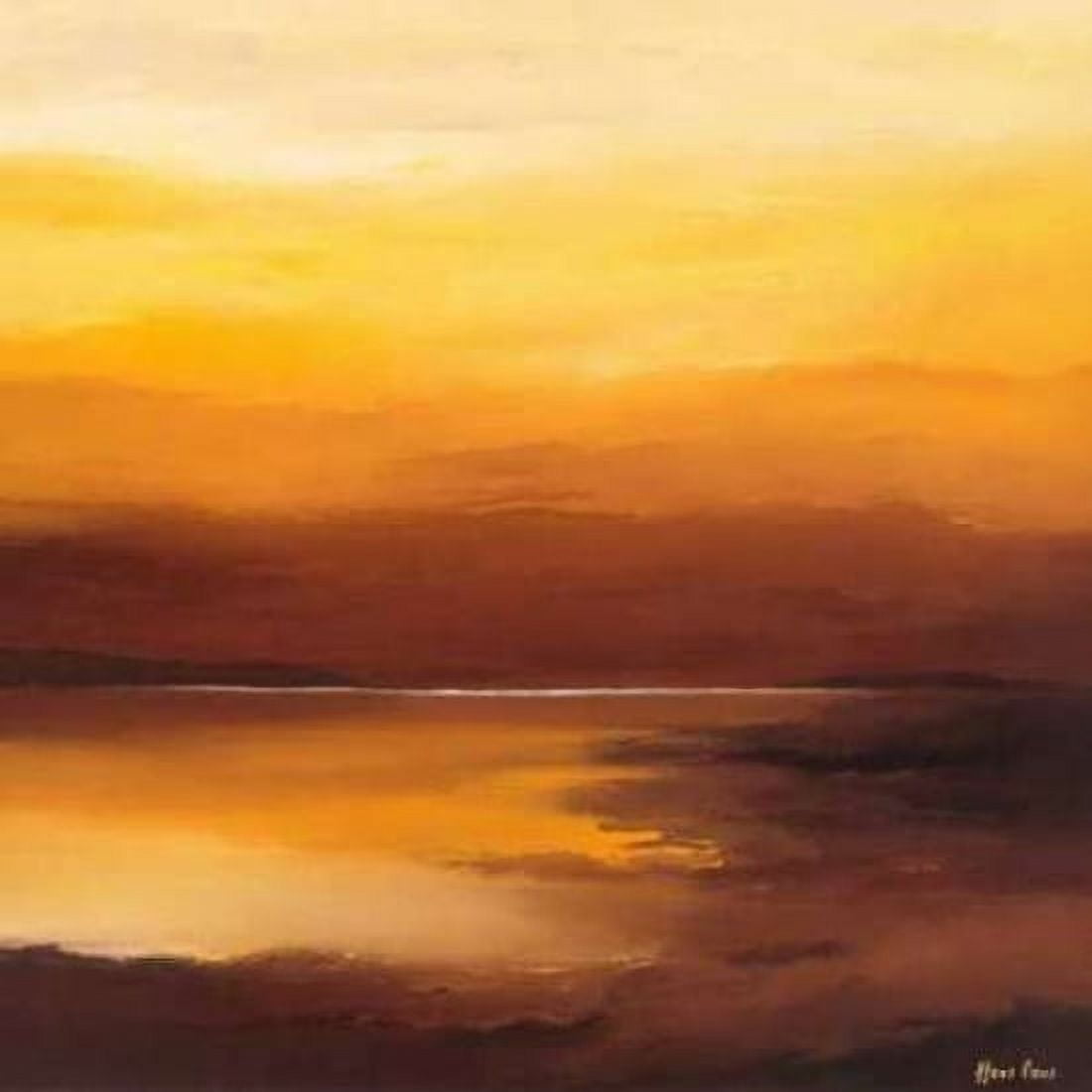 Evening sky II Canvas Art - Hans Paus (24 x 24)