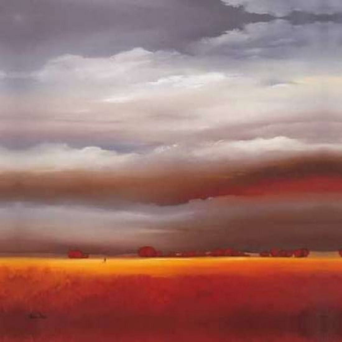 Evening walk II Canvas Art - Hans Paus (24 x 24)