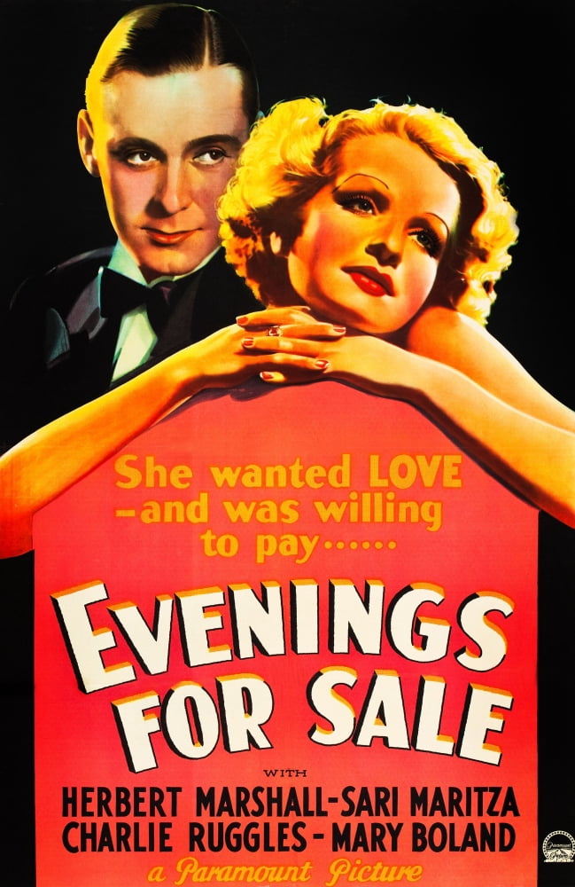 Evenings For Sale Canvas Art - (24 x 36)