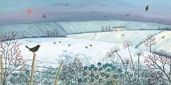 Evensong Canvas Art - Jo Grundy (24 x 48)