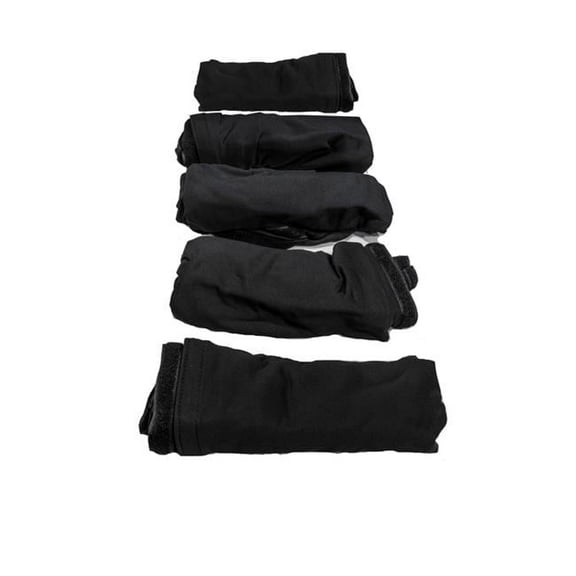 Event Booth Facade Replacement Scrim - Black - Pack of 5