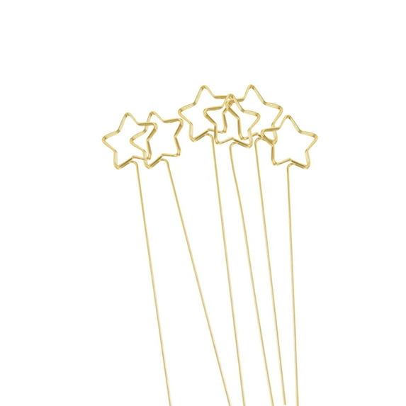 Event Decoration Floral Card Holder Picks 20Pcs Thickened Metal Wire Place Card Holders Photo Stick Clips for Wedding Party Table Decor