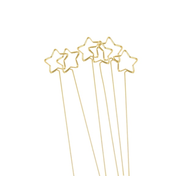 Event Decoration Floral Card Holder Picks 20Pcs Thickened Metal Wire Place Card Holders Photo Stick Clips for Wedding Party Table Decor