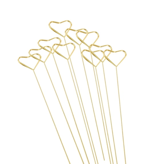 Event Decoration Floral Card Holder Picks 20Pcs Thickened Metal Wire Place Card Holders Photo Stick Clips for Wedding Party Table Decor