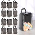 thumbnail image 1 of Event Decorations,12 Roller Travel Suitcase Candy Box Personality Wedding Candy Box Luggage Trolley Case Candy Toy, 1 of 9