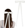 thumbnail image 1 of Event Decorations,1PCS Silky Satin Hair Bows Hair Clip Ribbon Accessories Ponytail Holder Hair Bow For Women Teens, 1 of 9