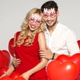 thumbnail image 1 of Event Decorations,24pcs Valentine's Day Theme Party Supplies Paper Glasses Photo Props Party Weird Decorations, 1 of 8