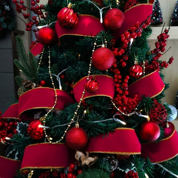 Event Decorations,Flocking Ribbon Decorative Ribbon Garland Bow Box Packaging Ribbon Party Decoration