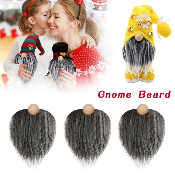 Event Decorations,Precut Gnome Beard Pelt Dwarf Beard Handmade Gnome Beard For Festival Decor