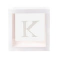 thumbnail image 1 of Jialinnn Balloons Plastic White Letter K 12.2 Inch, 1 of 9