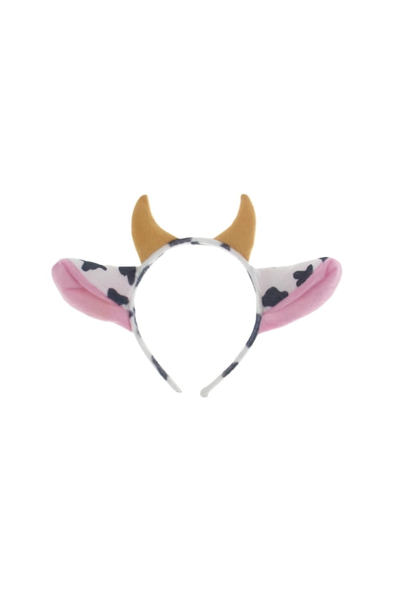 Event Party Cow Headband for and Outfit Enhancement Craft Playful Easter Print Party Accessory for Living Room Hallway Storefront