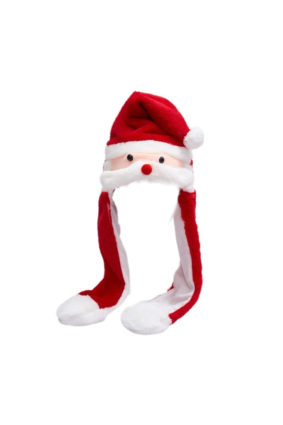 Event & Party Cute Christmas Reindeer Hat With Moving Ears and Jumping Mechanism for Kids and Adults Festive Accessory for Holiday Celebrations