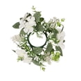 thumbnail image 1 of Event & Party Hydrangea Candle Rings Wreaths Floral Candle Ring Candlerings for Pillar Candle Decoration and Centerpiece, 1 of 4