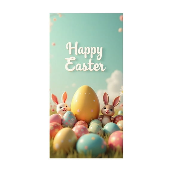 Event & Party Stylish Easter Animal Print Door Curtains Enhancing Your Décor for Festive Celebrations